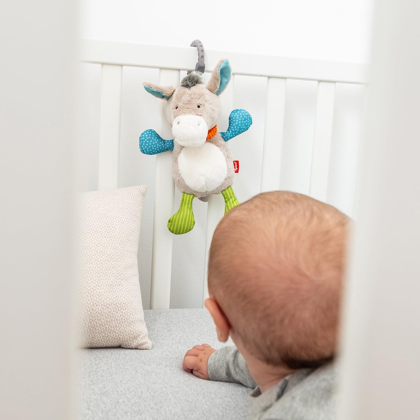 SIGIKID 40356 Spieluhr Hase Musik Mädchen und Jungen Babyspielzeug empfohlen ab Geburt mehrfarbig