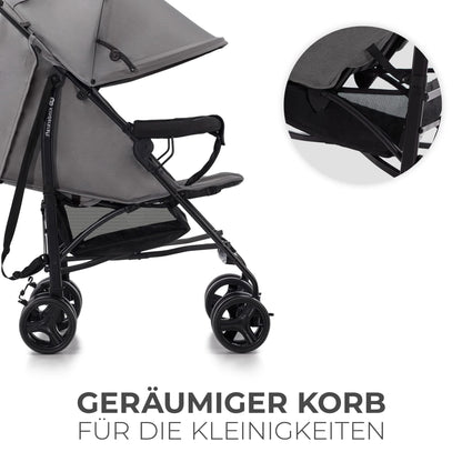 Kinderkraft TIK Kinderwagen, Liegebuggy, Sportwagen, Leicht - 6,5kg, Drehbare Vorderräder, Verstellbarer Griff, Stufenlose Einstellung der Rückenlehne, Schnelles Zusammenklappen, bis zu 17kg, Grün - Meloni2