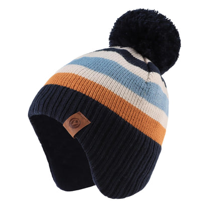 XIAOHAWANG Baby Strickmütze Winter Babymütze Junge Warme Kindermütze Junge Beanie Mütze Dicke Wintermütze für Herbst,Winter