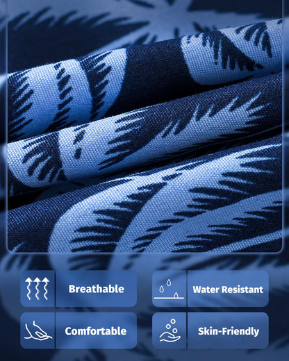 Domee Jungen Badehosen Badeshorts Schnelltrocknend Schwimmhose mit Netzfutter Verstellbarer Kordelzug