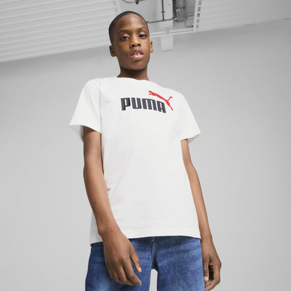 PUMA Jungen ESS 2 Color No.1 Logo Tee B T-Shirts (1er Pack)