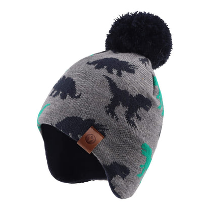 XIAOHAWANG Baby Strickmütze Winter Babymütze Junge Warme Kindermütze Junge Beanie Mütze Dicke Wintermütze für Herbst,Winter