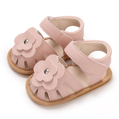 MASOCIO Babyschuhe Mädchen Sandalen Sommer Schuhe Flach Gummi Rutschfest