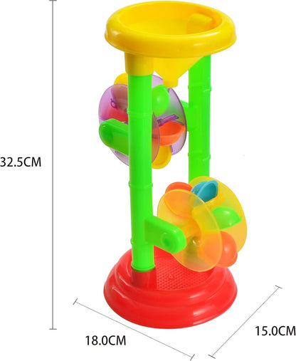 JOYIN 24 Piece Sandpit Toy Set, Beach Toy, Children's Sand Shapes, Mesh Bag, Beach, Sand Toy for Boys Girls Children Sand Toy from 3 4 5 Years
