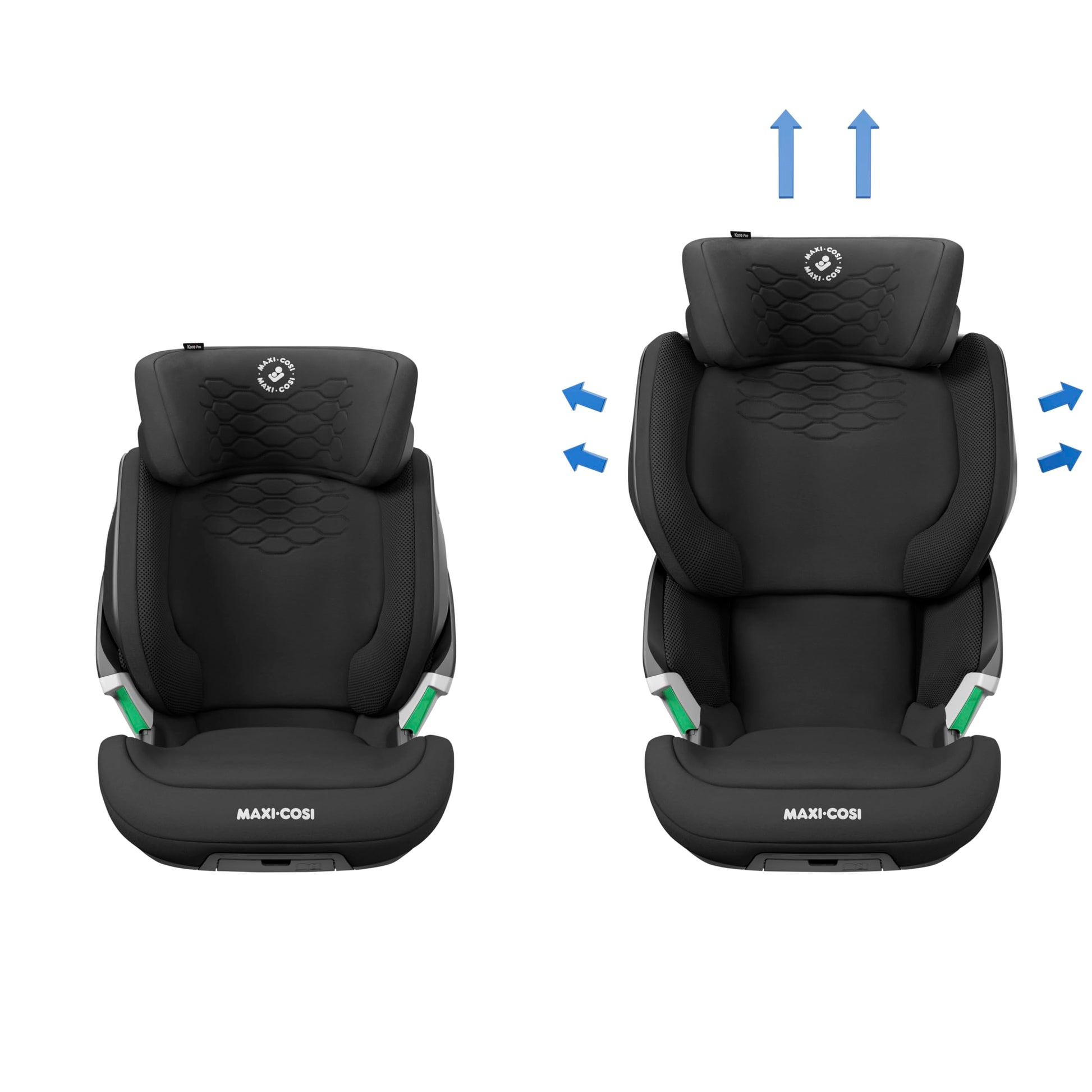 Maxi-Cosi Kore Pro i-Size Kindersitz, 3.5–12 Jahre, 100–150 cm, ClickAssist Licht, Verstellbare Höhe/Breite, Side Protection System+, Authentic Black - Meloni2
