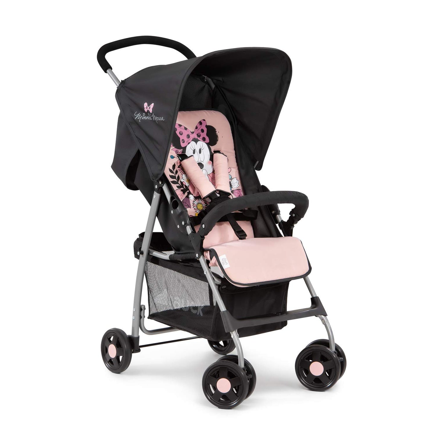 Hauck Lightweight Stroller up to 18 kg with reclining function from birth, small foldaway, sun canopy, large basket - Meloni2