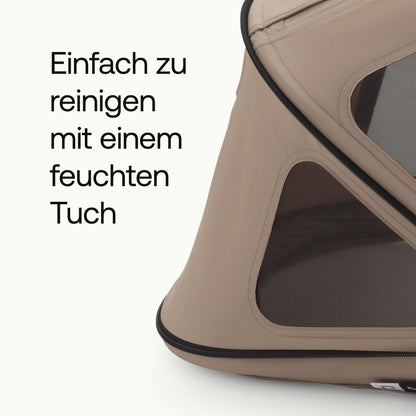 Bugaboo Dragonfly Sonnendach mit Lüftungsfenstern, ausziehbar für zusätzlichen und optimalen Sonnenschutz, wasserabweisend, Deep Indigo