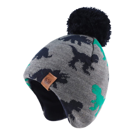 XIAOHAWANG Baby Strickmütze Winter Babymütze Junge Warme Kindermütze Junge Beanie Mütze Dicke Wintermütze für Herbst,Winter