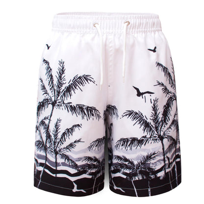 MEILONGER Badehose Jungen Badeshorts Schnelltrocknend Boardshorts mit Netzfutter Taschen und Verstellbarem Tunnelzug