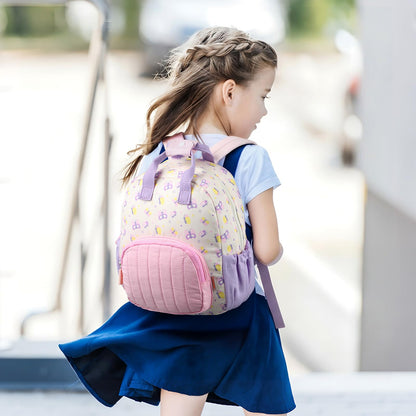 Kinderrucksack Mädchen 30cm Rucksack Kleinkind Kinderrucksack für 2-4 Jahre Kinder kindergartenrucksack Mini Tagesrucksack Reisetasche - Rosa Erdbeere