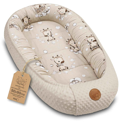 Nestchen Baby - Babynestchen Neugeborene Minky Babynest für Kinderbett Vielseitiges tragbar Nest kuschelnest zubehör für babybett warm Winter coccon Teddybären