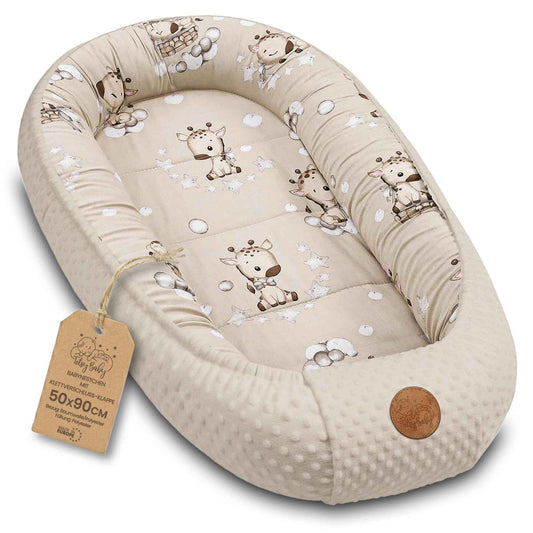 Nestchen Baby - Babynestchen Neugeborene Minky Babynest für Kinderbett Vielseitiges tragbar Nest kuschelnest zubehör für babybett warm Winter coccon Teddybären