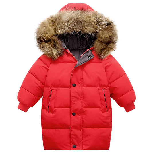 Children's Girls' Jacket with Hood Winter Jacket Winter Coat Children's Jacket for 2-10 Years