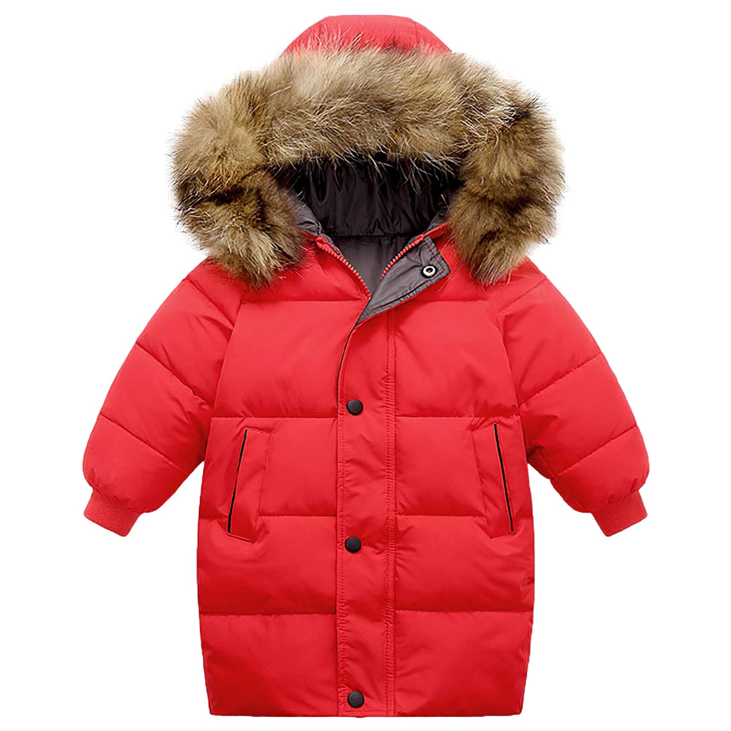 Children's Girls' Jacket with Hood Winter Jacket Winter Coat Children's Jacket for 2-10 Years