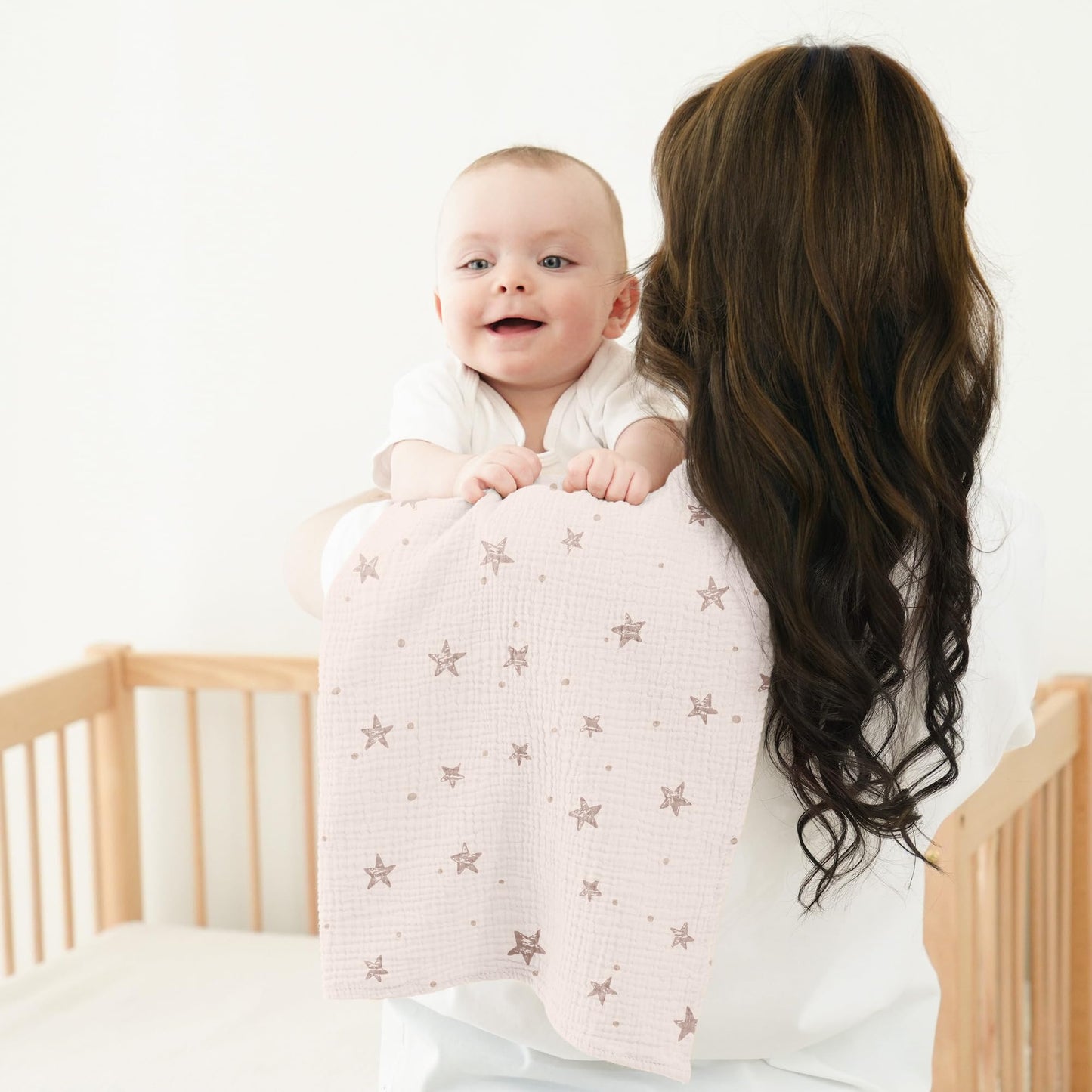 Bearmoss Moltontücher Baby 100% Baumwolle Weiche Spucktücher Baby,Atmungsaktiv und Extrem Saugfähig Musselin Tuch für Saugstark Mulltücher 6er 60x60 cm (Dinosaurier)