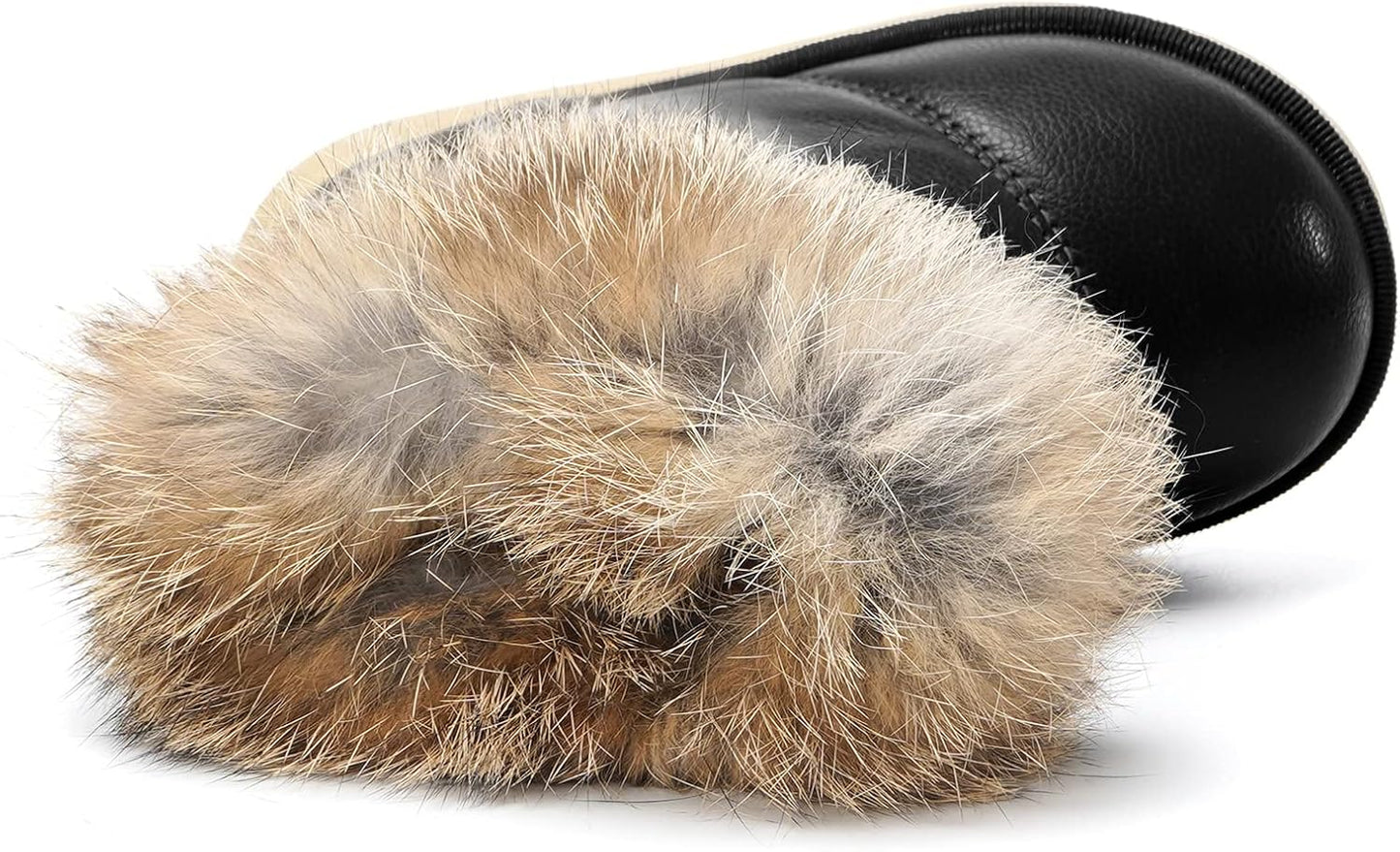 KVbabby Winter Shoes, Girls’ Warm Lined Winter Boots, Children's Ankle Boots, Waterproof Snow Boots, Soft Soles, Slip-On Boots