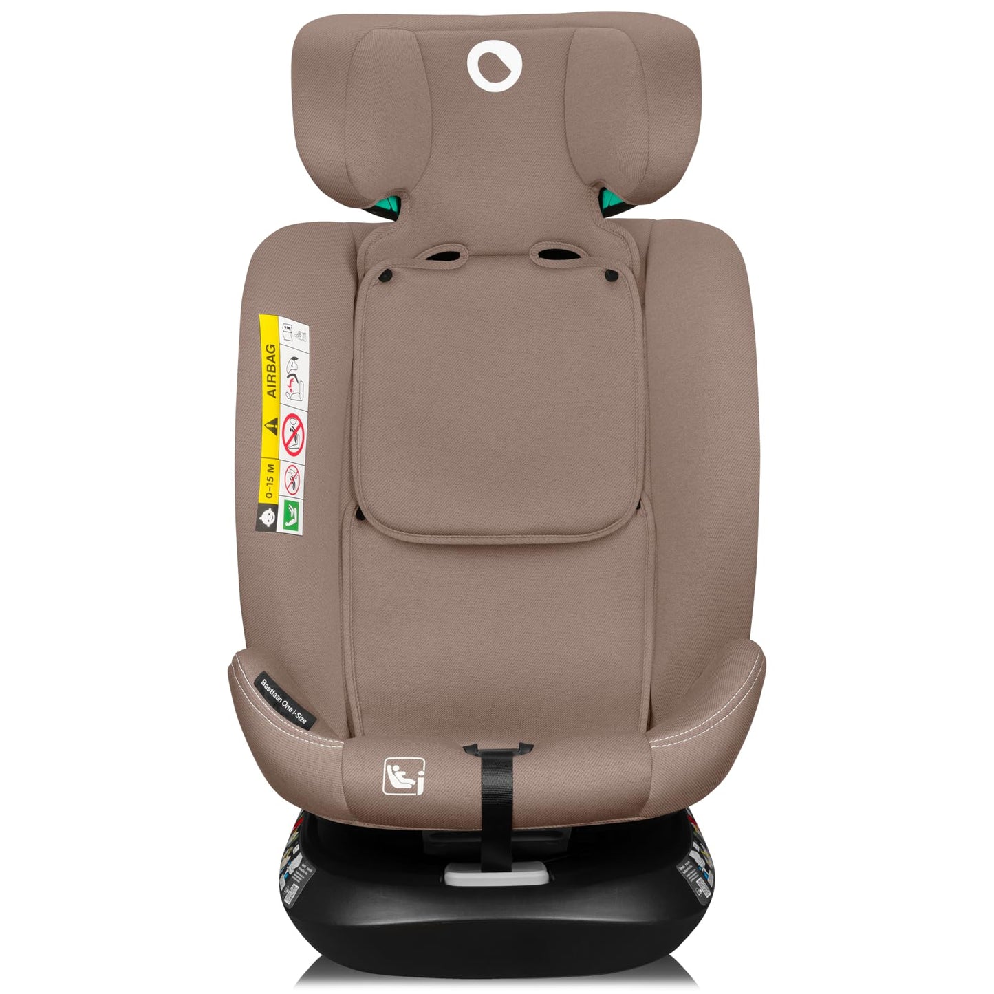 LIONELO Bastiaan i-Size One 360o drehbarer Autositz für Kinder von 40-150 cm, Montage in Fahrtrichtung und entgegen der Fahrtrichtung möglich, ISOFIX Pas TopTether Einstellbare Rückenlehne - Meloni2
