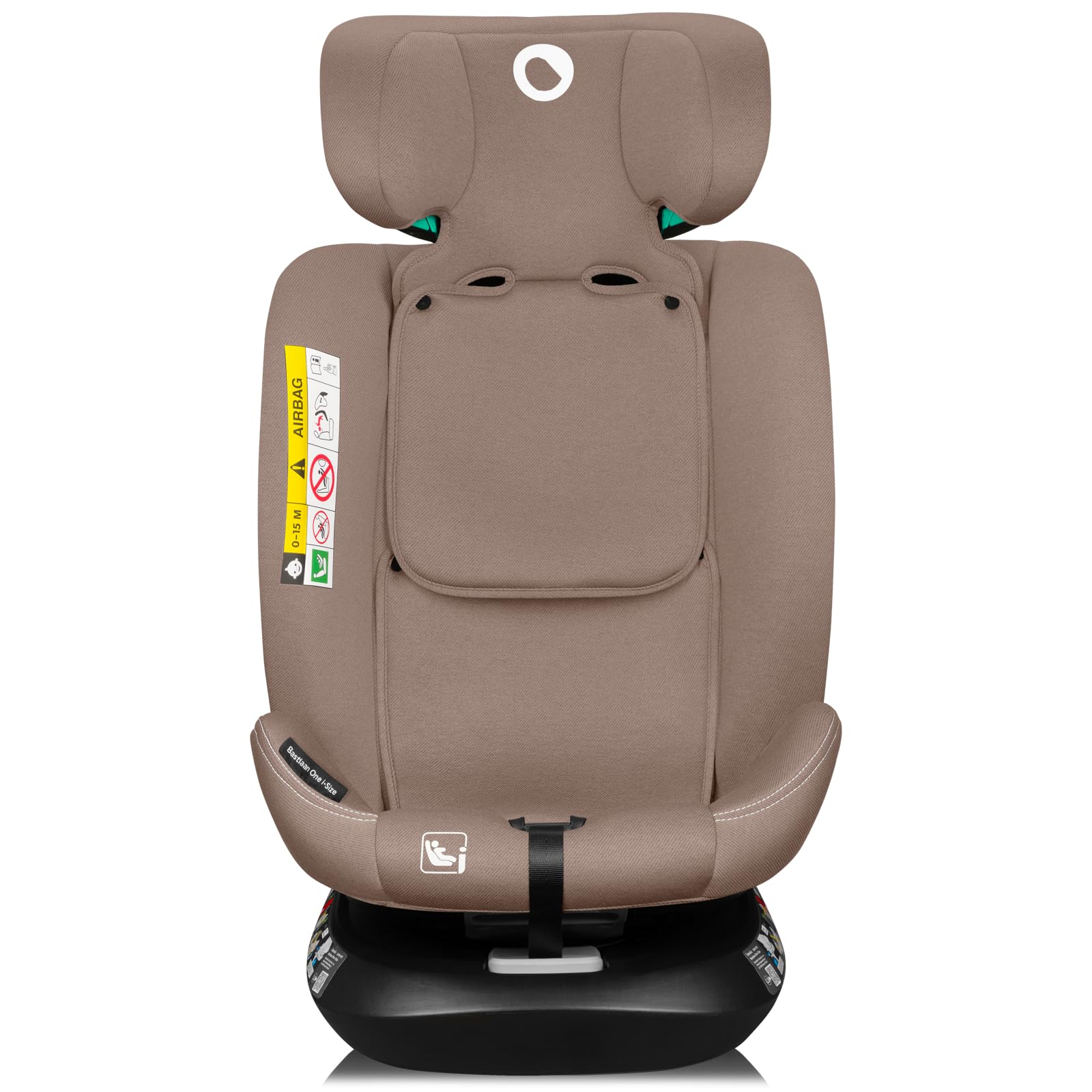 LIONELO Bastiaan i-Size One 360o drehbarer Autositz für Kinder von 40-150 cm, Montage in Fahrtrichtung und entgegen der Fahrtrichtung möglich, ISOFIX Pas TopTether Einstellbare Rückenlehne - Meloni2