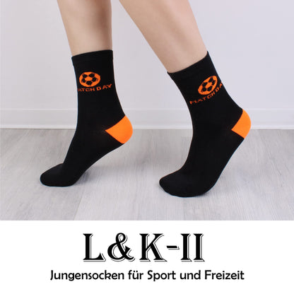 Libella 12 Paar Kindersocken Jungen Mädchen Sportsocken Fussball Wintersocken Baumwolle bunt Cotton modische makronen Füßlinge 2889VA