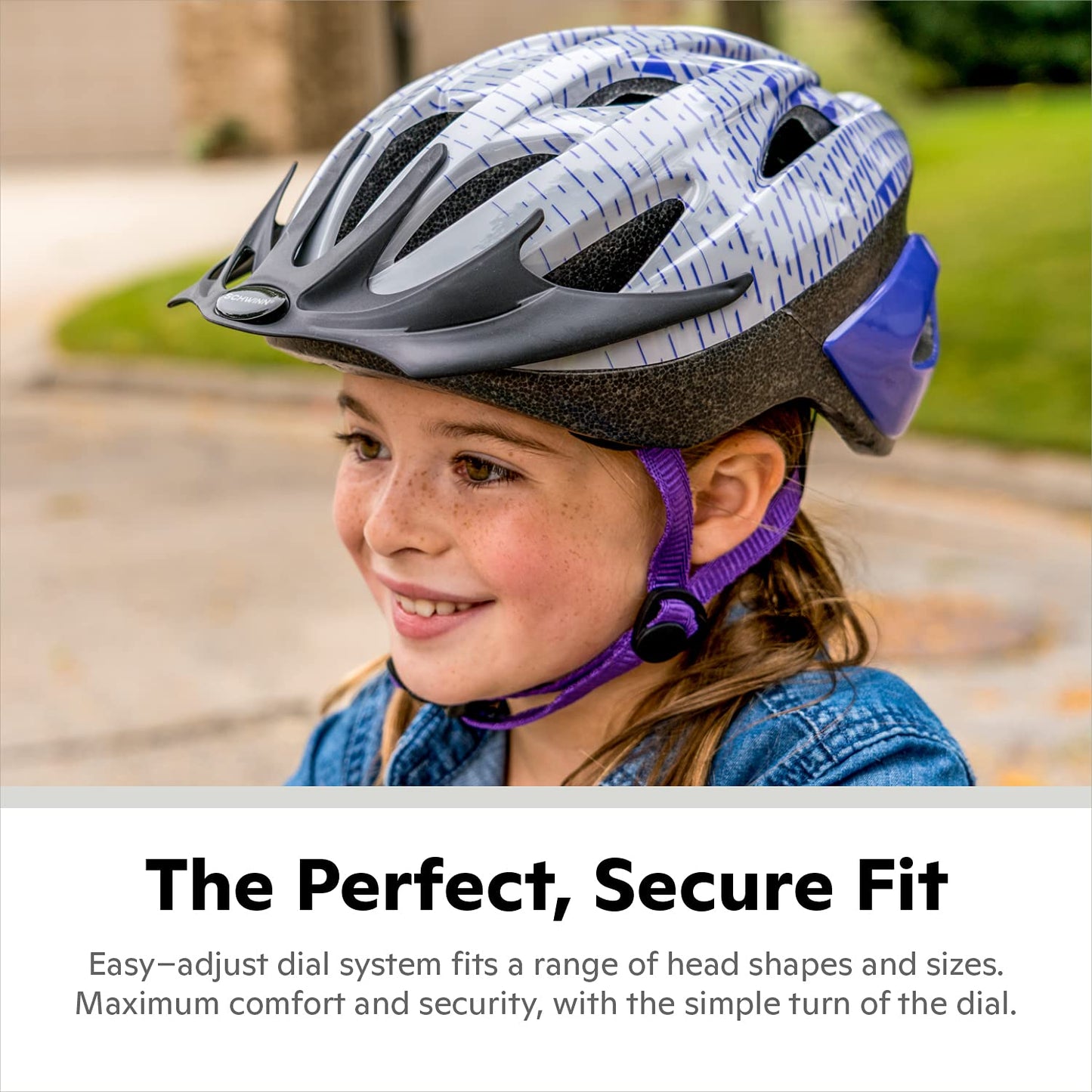 Schwinn: Leichter Microshell-Helm für Fahrrad, Skates, Skateboarding und Roller, für Kinder