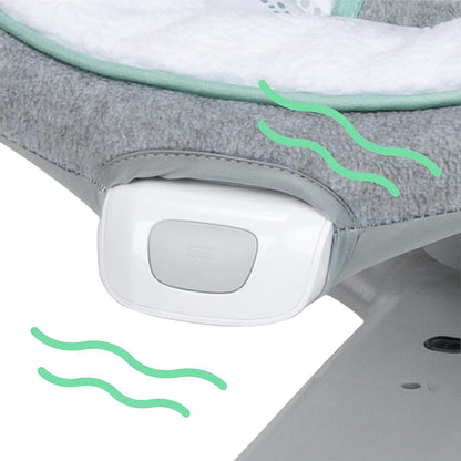 Ingenuity ConvertMe 2-in-1 Baby Swing & Rocker Baby Rocker Electric Portable Vibrations Nature Sounds 0-9 Months Max 9kg - Swell