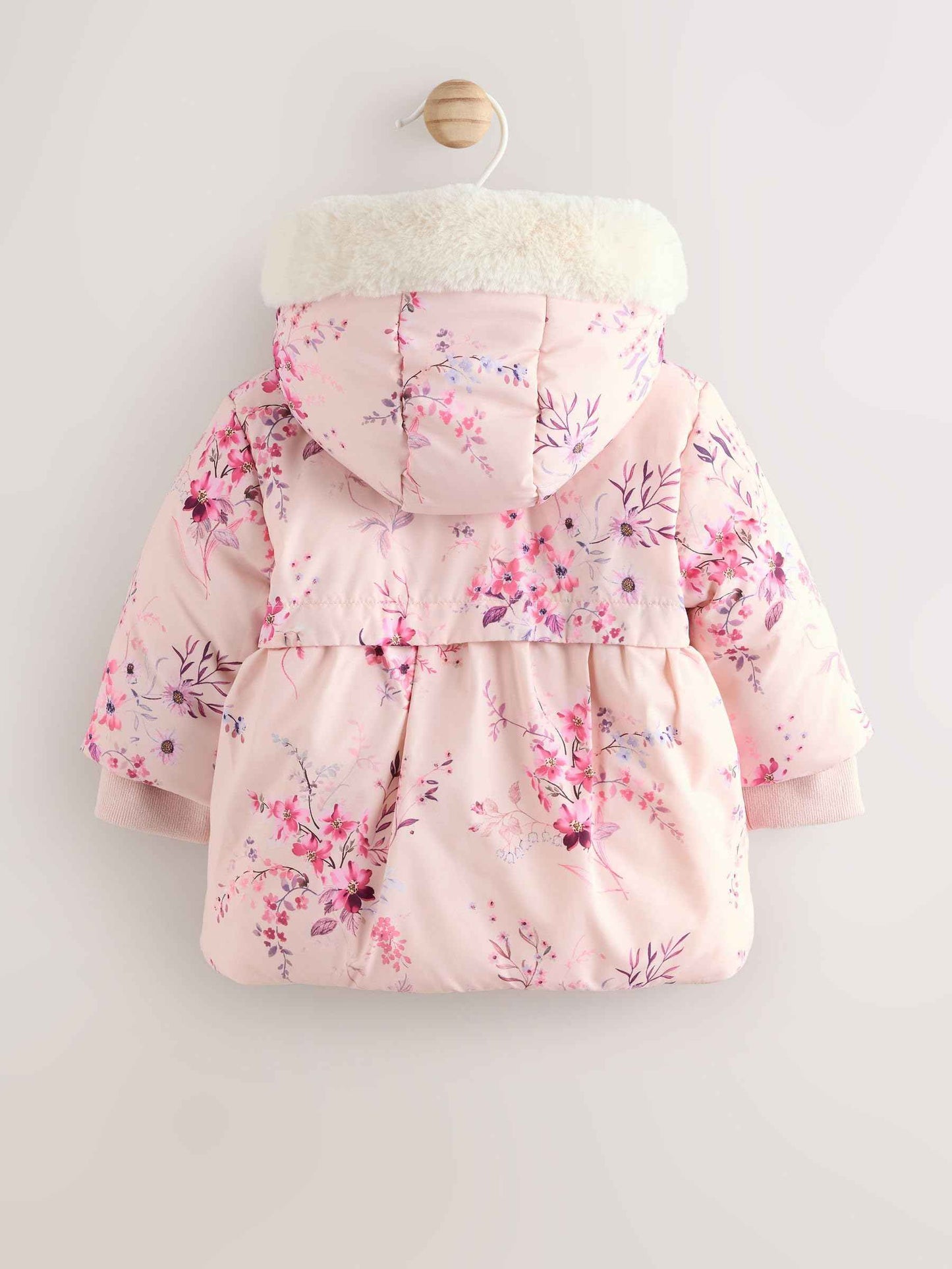 Next Baby Mädchen Baby Puffermantel mit Blumenmuster