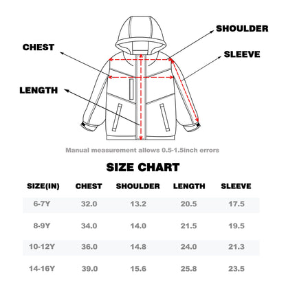 SMONTY SNOWER Boys' Snowsuit with Removable Hood, Ski Suit, Extra Warm, Winter Suit