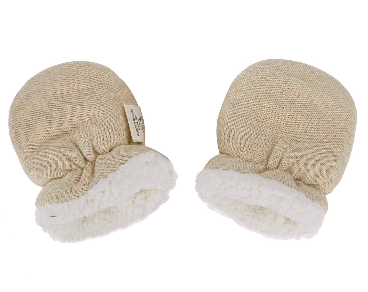 Fäustlinge Baby Neugeboren Kratzfäustlinge Kratzhandschuhe Winter Säuglinge Handschuhe Anti Kratzfäustel Fausthandschuhe Warm Gloves, 0-1 Jahre alt