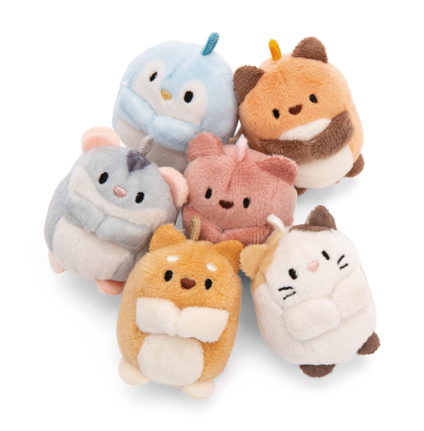 NICI Kuscheltier Fuchs Geeks 5cm rot - Stofftier aus weichem Plüsch, niedliches Plüschtier zum Kuscheln und Spielen, für Kinder & Erwachsene - tolle Geschenkidee