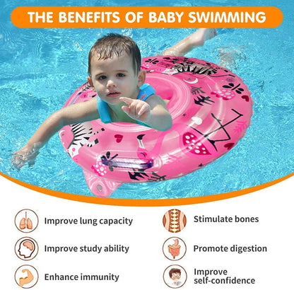 Baby Schwimmring, Baby Schwimmen Ring, Schwimmhilfe mit Schwimmsitz, Schwimmreifen für Kleinkind von 6 Monate bis 48 Monate, Schwimmlernhilfe für Mädchen und Jungs