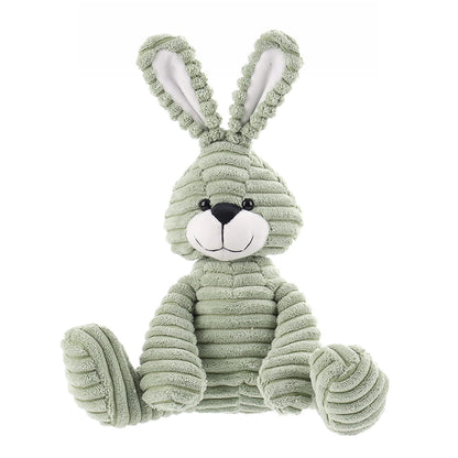 Apricot Lamb Cuddly Toy Green Rabbit 23 cm - Plush Toy Plush Toy for Children and Baby - Fluffy Stuffed Toy for Playing, Gift & Cuddling - Cosy Cuddly Toy - Cord Rabbit