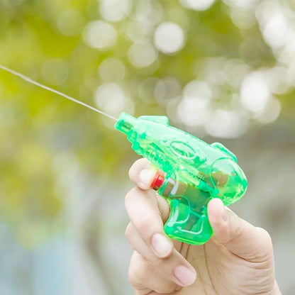 3er Wasserpistolen Set - ca. 15 cm mit großer Reichweite Wasserspritzpistole Spritzpistole klein mini für Kinder