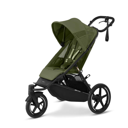 CYBEX Gold AVI SPIN Kinderwagen, Ab Geburt bis ca. 4 Jahre, Max. 111 cm und 22 kg, City-, All-Terrain-Kinderwagen, Moss Green