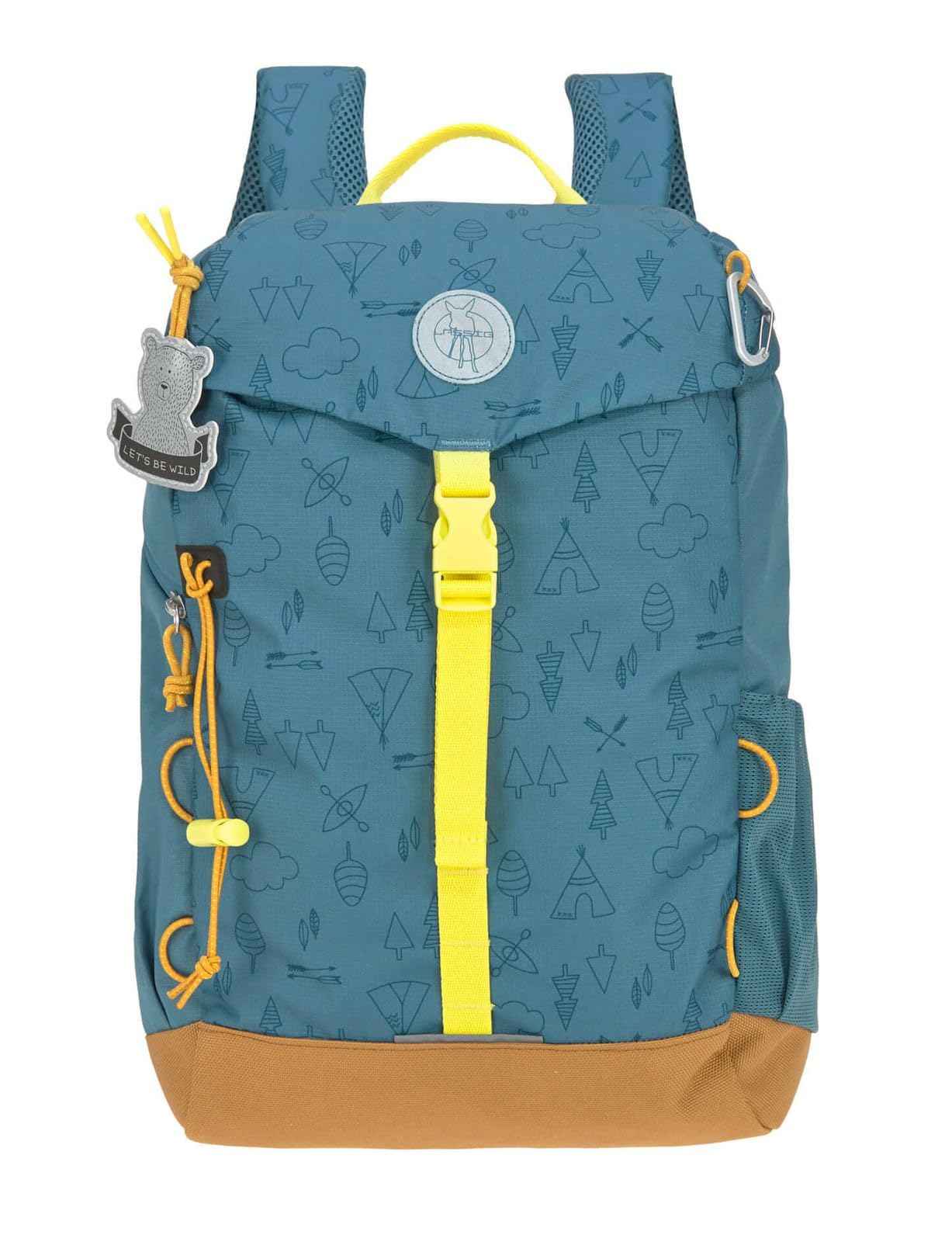 Kinder Wanderrucksack Kinderrucksack mit Brustgurt gepolsterte Schultergurte wasserabweisend, 14 Liter/Big Outdoor Backpack Sunny Explorer Rose/pink
