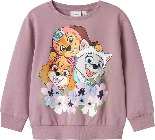NAME IT Mädchen Nmfjura Paw Nreg Sweat Unb Cplg