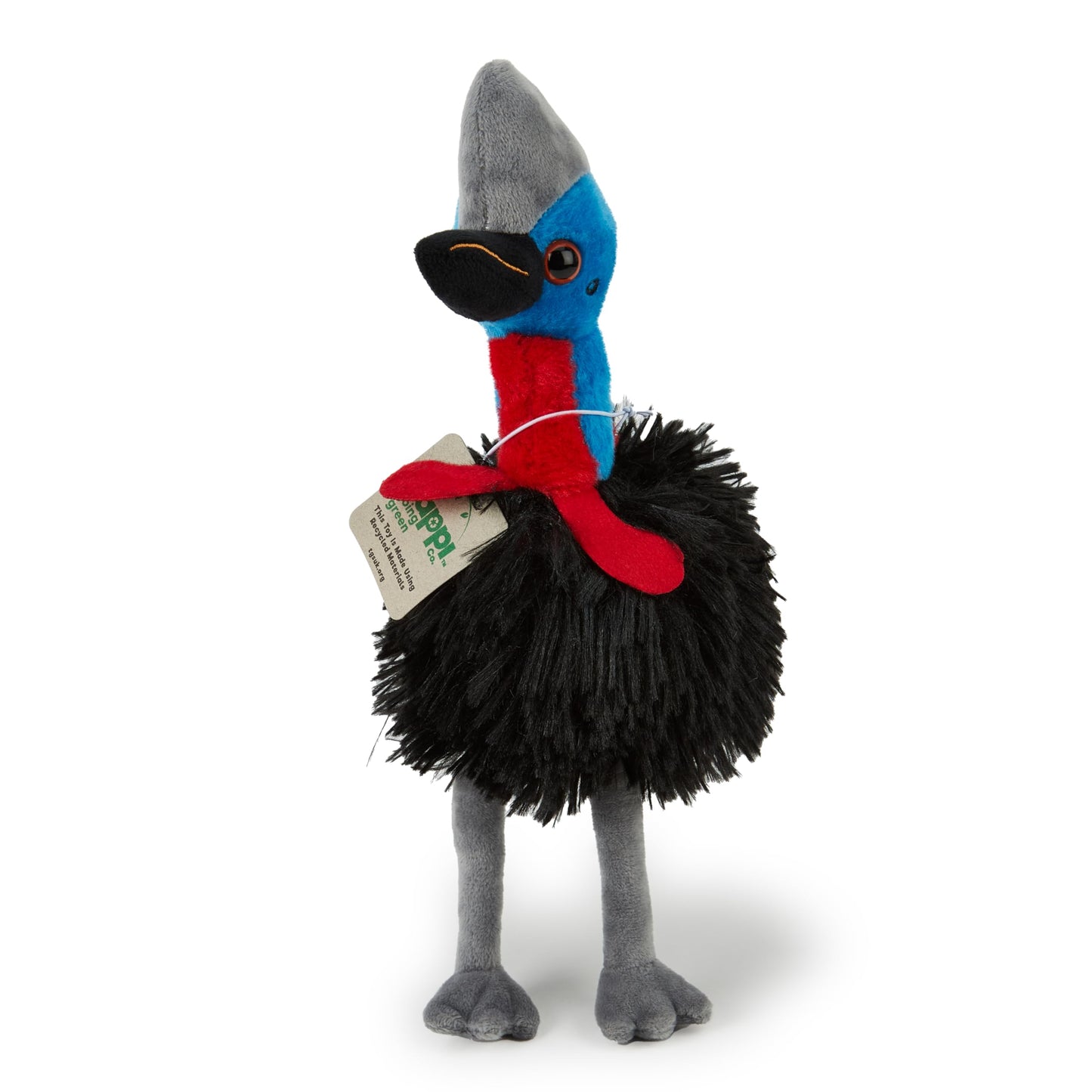 Zappi Co 100% recycelte Plüsch-Plüschtiere - Weiche und kuschelige Stofftiere, perfekte Begleiter für Kinder und Neugeborene (13-15cm) (Elefant)