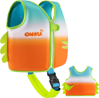 Schwimmweste Kinder, Neopren-Schwimmlernhilfe mit Sicherheitsgurt | SCHWIMMLERNHILFE FÜR KINDER
