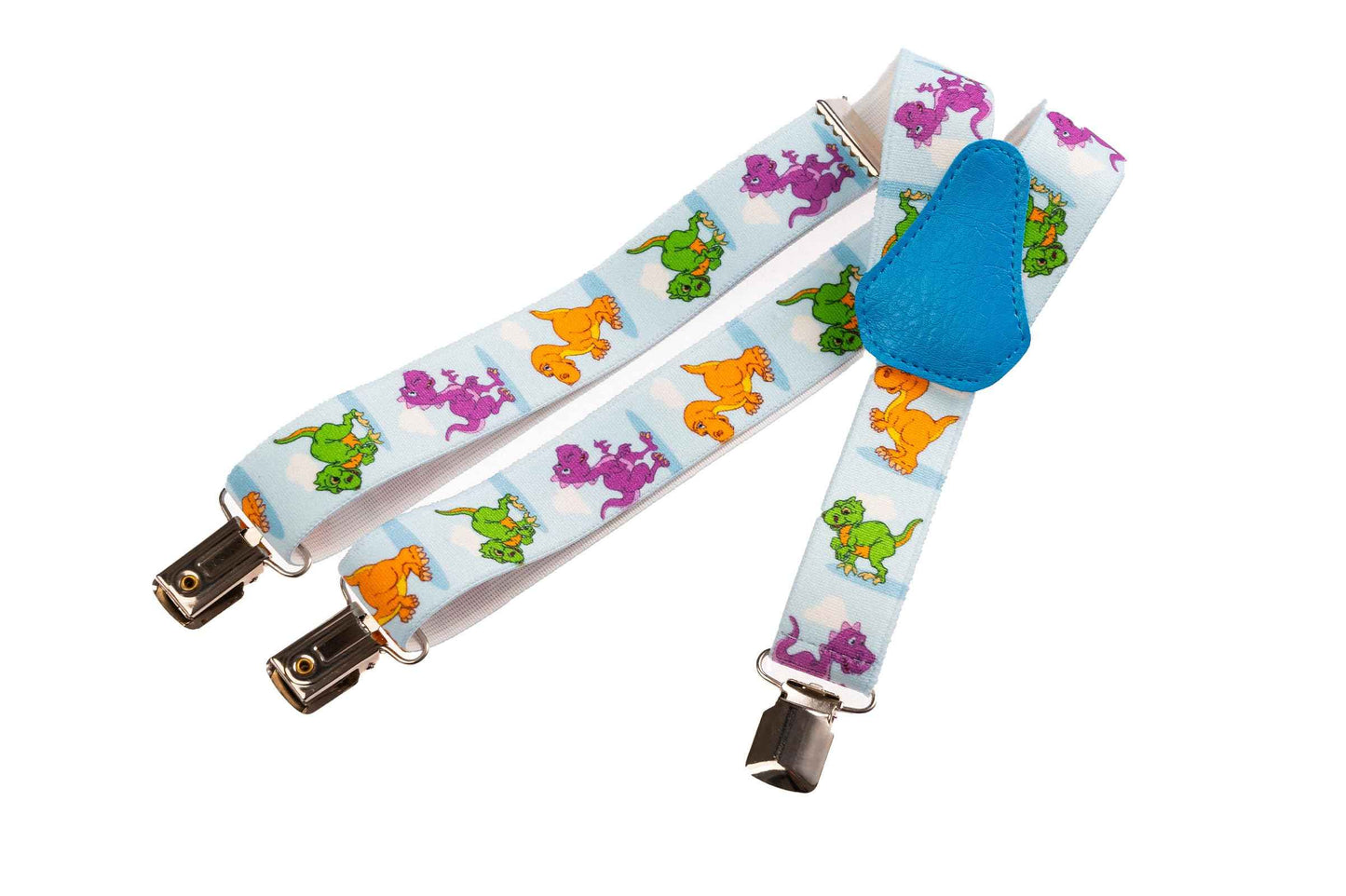 Kids Dinosaur Design Braces | Elastic Y Braces (1-5 Years) - 2.5cm