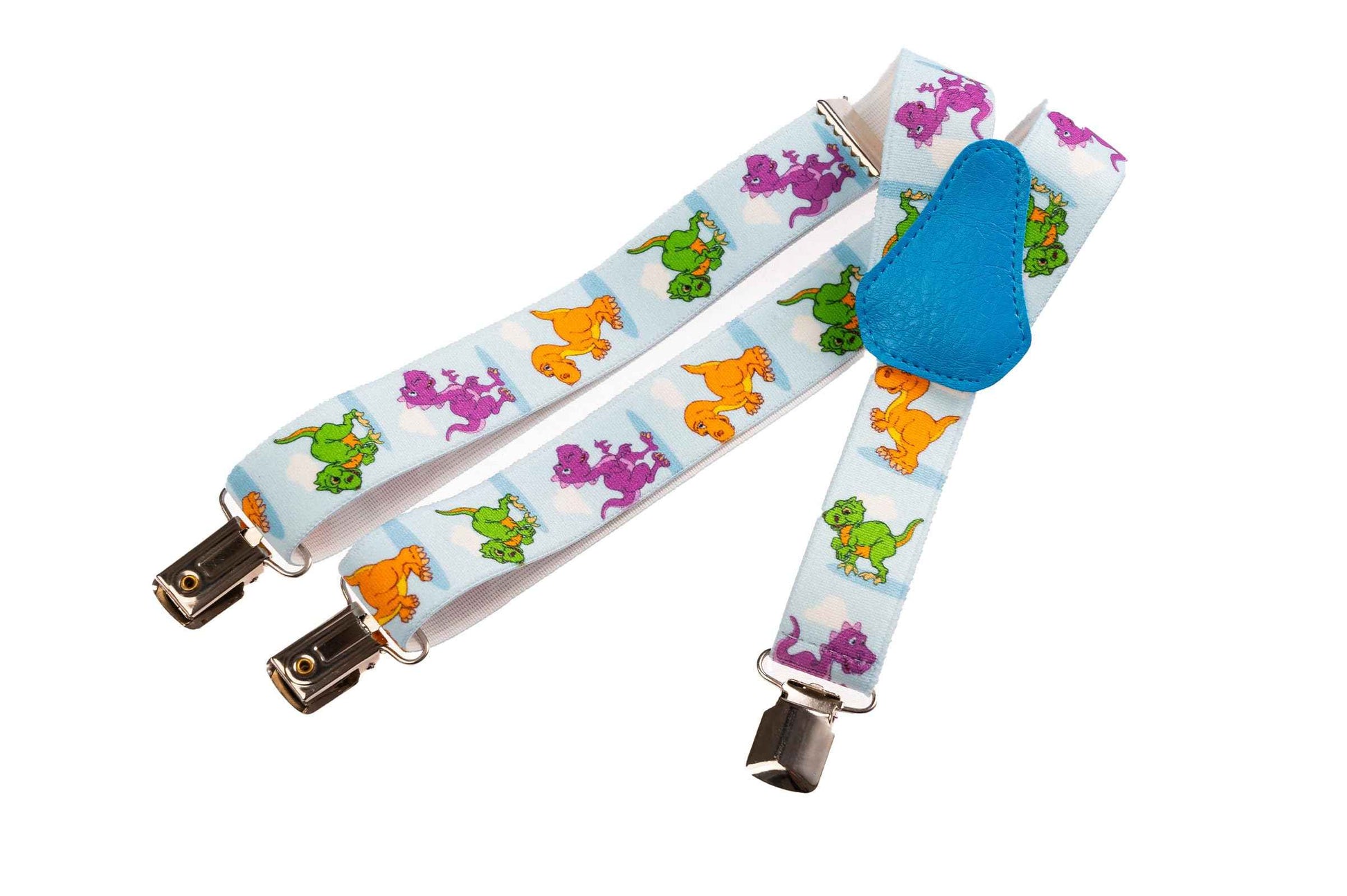Kids Dinosaur Design Braces | Elastic Y Braces (1-5 Years) - 2.5cm