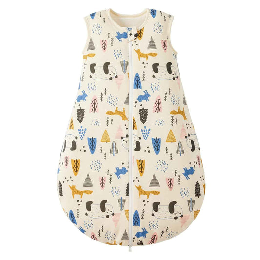 Duomiaomiao 3.5 Tog Baby Sleeping Bag, 100% Cotton Baby Sleeping Bag, Winter, Girls Newborn, Boys Sleeping Bag, Warm Newborn Children (100)