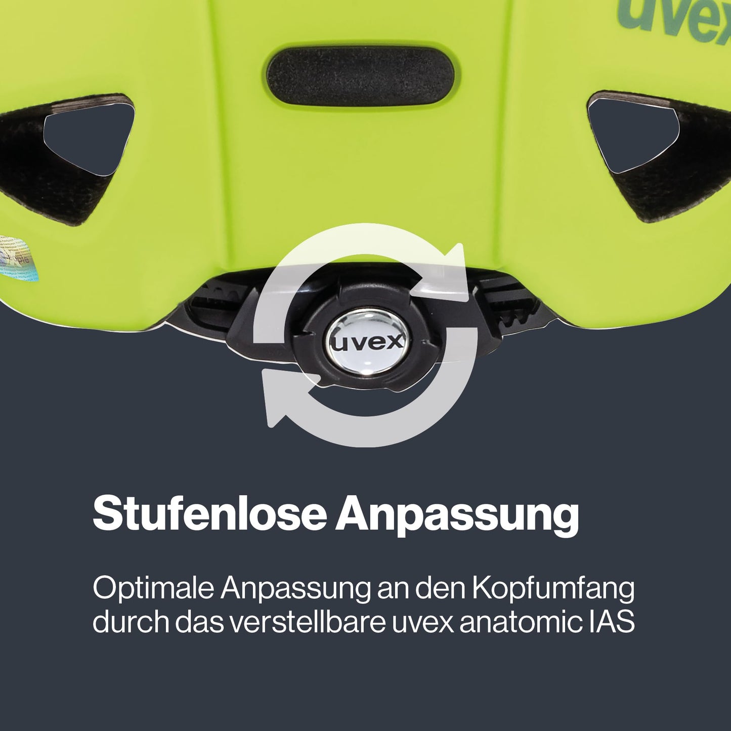 uvex oyo - leichter Fahrradhelm für Kinder - individuelle Größenanpassung - erweiterbar mit LED-Licht