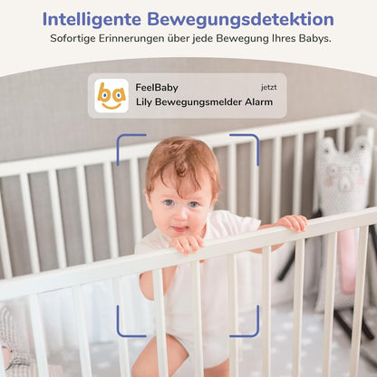 2K WLAN Video-Babyphone mit Kamera, 5" IPS-Display, 330° PTZ | HDR-Nachtsicht, 2-Wege-Audio, VOX, Temperatur, Weinen/Bewegungserkennung, Bereich alarme, Große Reichweite Video Babyphone
