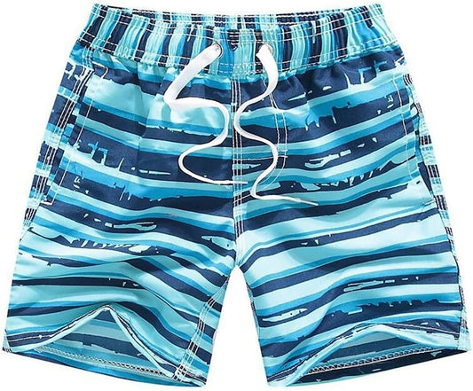 FedMois Jungen Badeshorts Schnelltrocknend Kinder Badehose Schwimmshorts