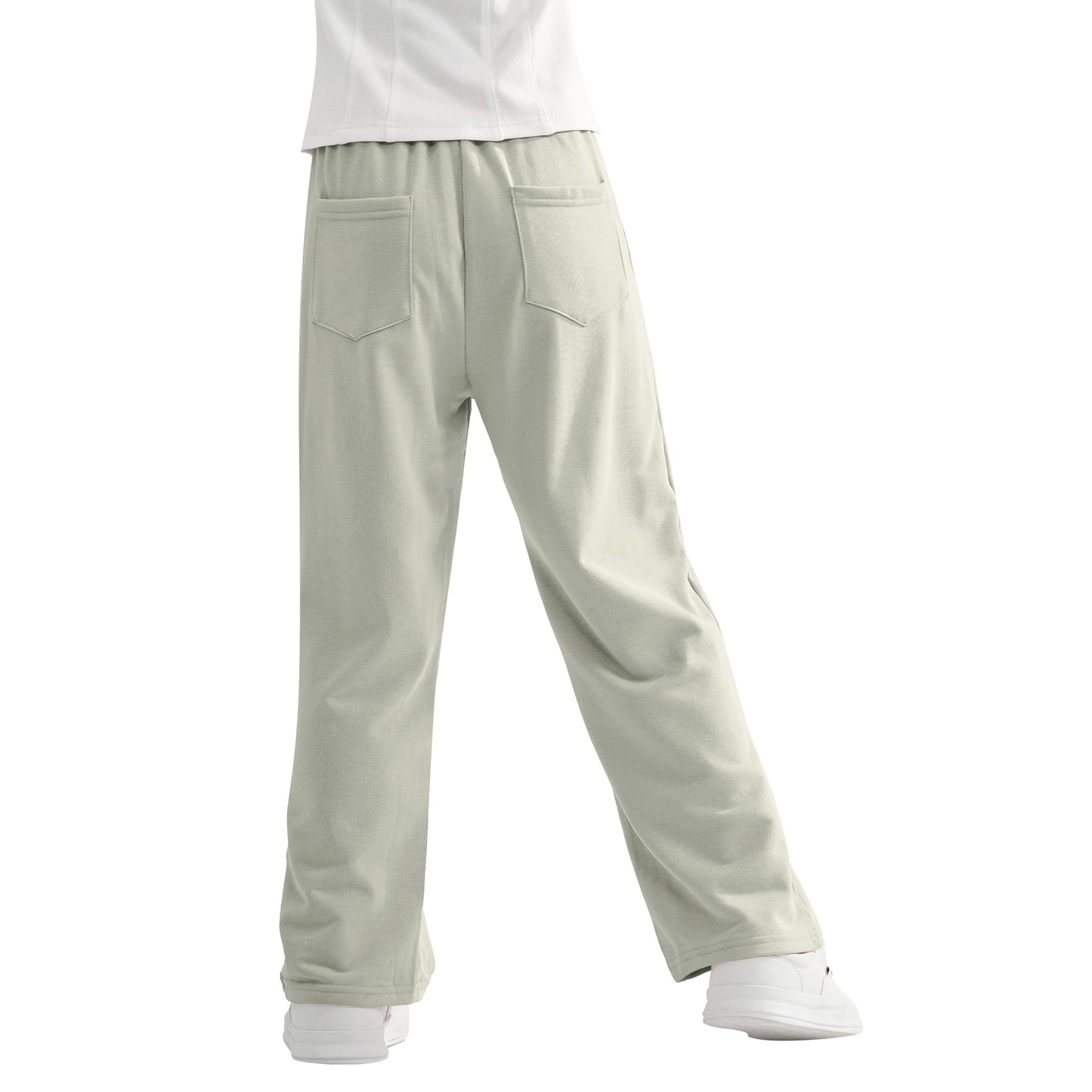 Rolanko Mädchen-Jogginghose mit Elastischem Bund, Lockere Passform, Sport-Jogginghose für Kinder, Lässiger Komfort