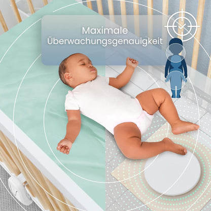 Babysense True Sleep HD Video-Babyphone mit Nachtlichtkamera & Bewegungsmonitor für Babys mit Echtzeit-Warnungen, kontaktlos, 2-in-1, Nur für den Heimgebrauch