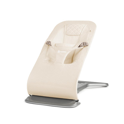 Ergobaby 3-in-1 Evolve Bouncer, Ergonomische Babywippe für Neugeborene ab Geburt bis zum Kleinkind, Babyschaukel mit Neugeboreneneinsatz (2,5 kg - 13,2 kg), Midnight Blue