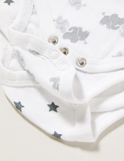 Unisex Baby Bodysuit, Langarm, 100% Baumwolle (3er und 6er Pack)
