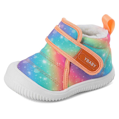 1-5 Years Baby Boys Girls Boots First Walking Shoes Toddler Winter Boots Warne Fur Lined Winter Shoes