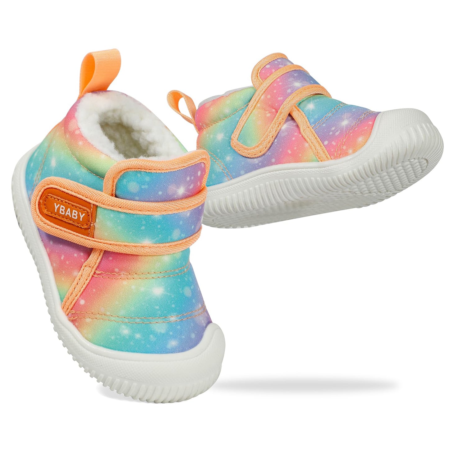 1-5 Years Baby Boys Girls Boots First Walking Shoes Toddler Winter Boots Warne Fur Lined Winter Shoes