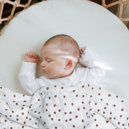 GLLQUEN Musselintücher für Babys, 6 Stück Spucktücher aus Baumwolle 70 cm x 70 cm, saugfähig und atmungsaktiv und ideal zum Reinigen, Abwischen und Abdecken von Neugeborenen